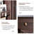 38" Tall Farmhouse Walnut TV Stand for 80 Inch TV,  Media Cabinet with Storage Doors, Entertainment Center for Living Room-629820643