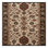 Machine Washable Turkish Brown Area Rug