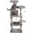 TRIXIE Eduardo 56.3" Cat Tree 4-Level Sisal Scratching Posts Plush Condo Hammock & Platforms Play Rope Dangling Cat Toy