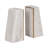 6.25" H Marble and Brass Bookends