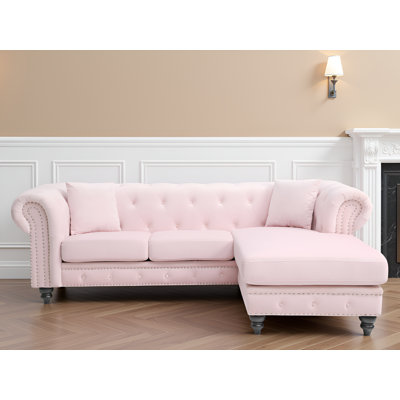 Swansea Velvet Reversible Sectional