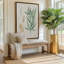Earthy Greens in Bloom IV, reproduction sur toile dans un cadre-2018498829-2018498820