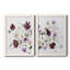 Améthyste Bouquet I - Ensemble de 2 peintures sur toile encadrées-857497053-857497048