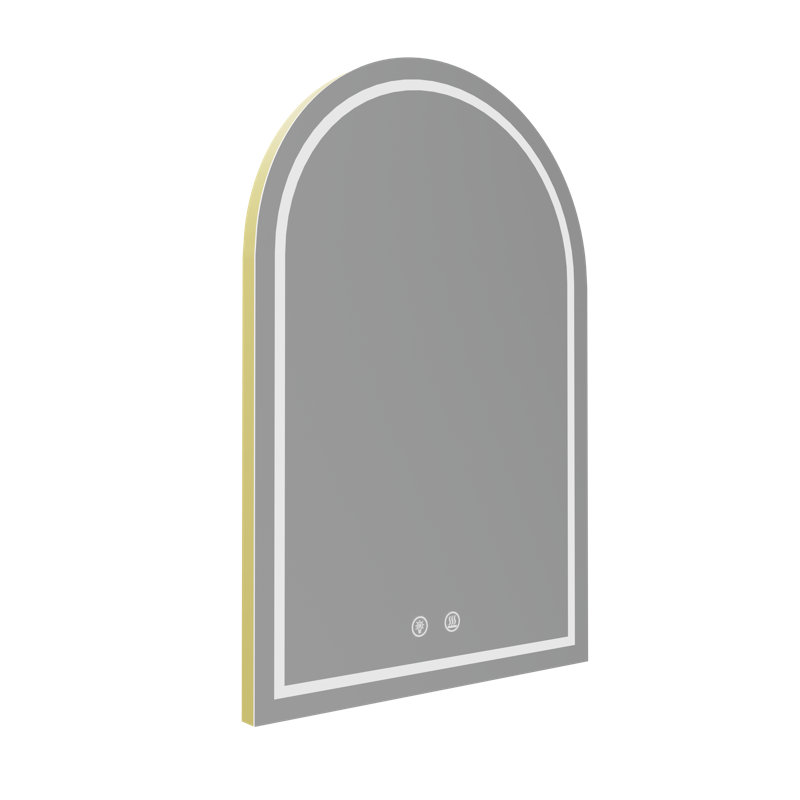 Hsa Metal Arch Mirror, Gold