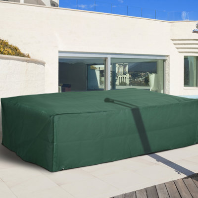 Housse extérieure modulaire pour terrasse 97 po x 65 po x 26 po, protection imperméable pour meubles de patio résistants aux intempéries, 97 po x 65 po x 26 po, protection contre les intempéries