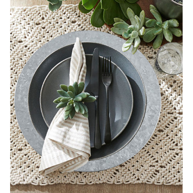 Chargeur de table galvanisé 13 po Chudleigh