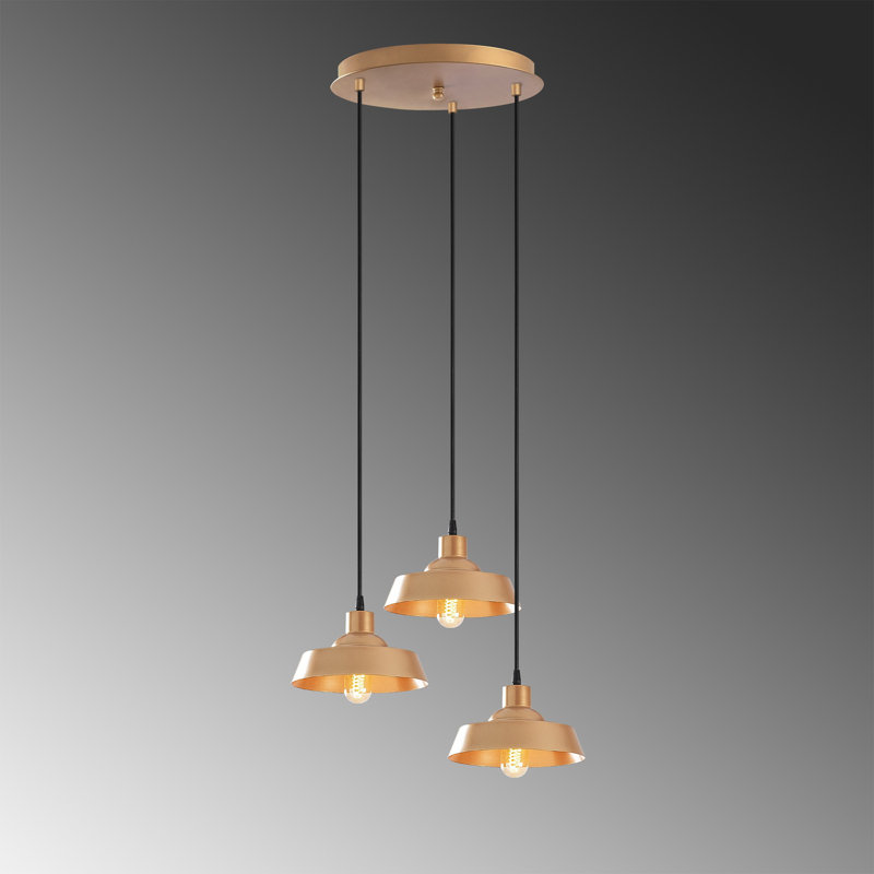 3 - Light Cluster Pendant, Copper