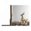 Miroir antique à finition taupe