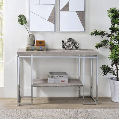 Console de salle à manger en chêne naturel moderne 1 pièce
