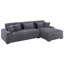 Canapé modulaire moderne en tissu de velours côtelé LAF-116475898