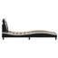 Base de lit vidaXL sans matelas noir et blanc 90x190 cm Viana-865062729-865062734