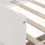 Lit de jour 78 po en bois de pin avec deux tiroirs de rangement-771703496
