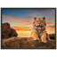 Safari, impression d'art tigré safari - affiche de grand chat de la jungle sauvage - œuvre d'art de la faune de safari africain - impression de nature tigre féroce - chalet rustique, décoration murale - art mural animal moderne - aventure safari-1971949750-1971949749
