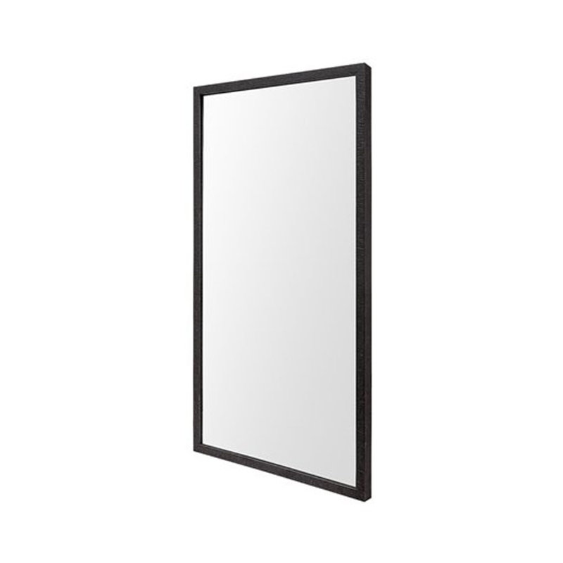 Miroir de salle de bain Aariah, H 31,5 po x l 25,5 po, Espresso