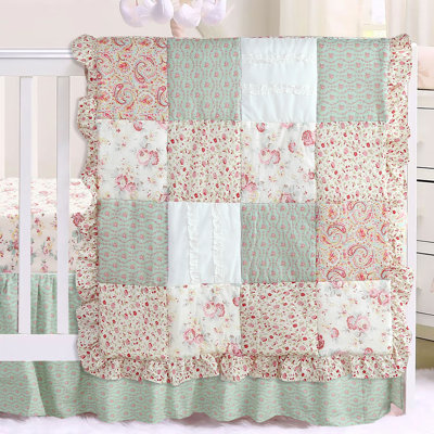 Glastbury 3 - Piece Crib Bedding Set