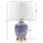 Blue Ceramic Ginger Jar Table Lamp