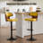 Swivel PU Leather Adjustable Height Bar Stool-17264055