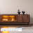 Simple design sense solid wood TV cabinet-125216629