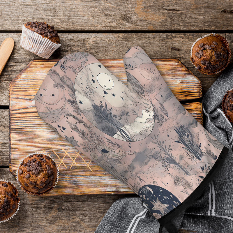 Celestial Dream Oven Mitt Cotton Twill