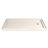 DreamLine Duet 32 inch D x 60 inch W x 74 3/4 inch H Semi-Frameless Bypass Shower Door in Brushed Nickel with Center Drain White Shower Base Kit-29345562-29345567-132221545