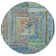 Nantucket Hand Tufted Wool/Cotton Geometric Rug in Green/Teal