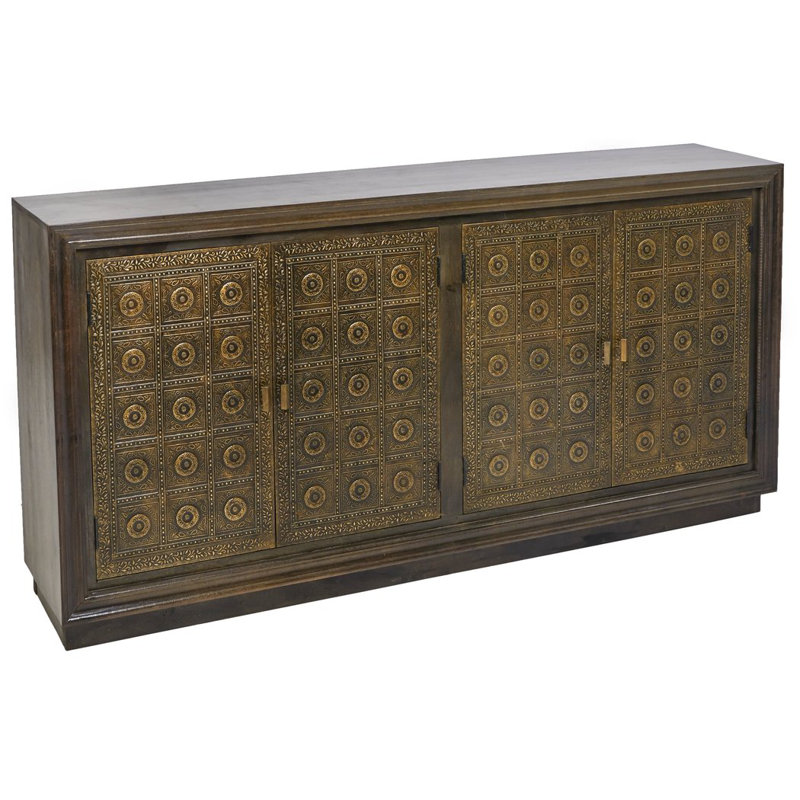Balhi 80'' Solid Wood Sideboard