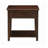 Malachi Walnut Finish End Table
