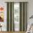 Cascade Pleated Velvet Blackout Grommet Curtain Panel-90573007-90573010