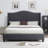 Hampton  Wingback Bed, Linen-108856401-108856410