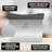 Zulay Kitchen Multi-purpose Stainless Steel Bench Scraper & Chopper Quick & Easy Perfect Cuts Round