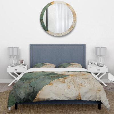 Ensemble de housse de couette Green Gold