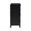 U_STYLE Buffet de rangement à 4 portes avec tablettes réglables et poignées rétro Atimon, rangement spacieux, pieds en pin, pour le salon, le bureau et le vestibule-556866116