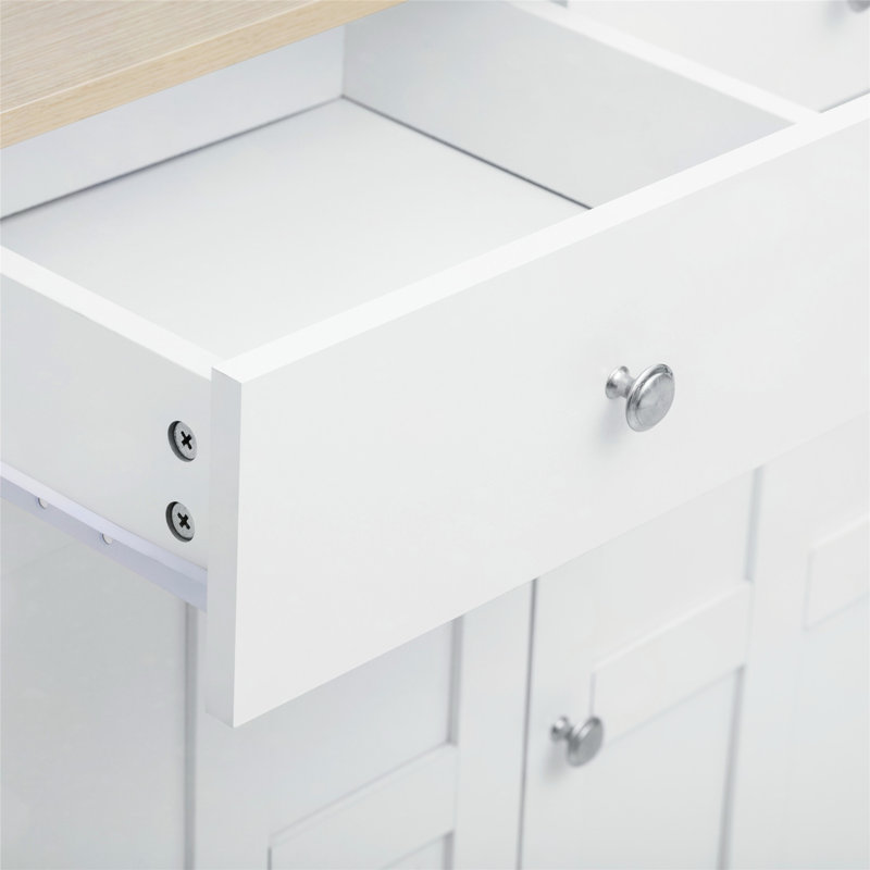 Versatile Sideboard with Drawers for Various Rooms, Enhancing Storage and Style