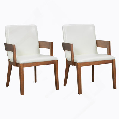 Ensemble de deux chaises de salle à manger rembourrées exquises, alliant design moderne, confort et polyvalence pour divers espaces