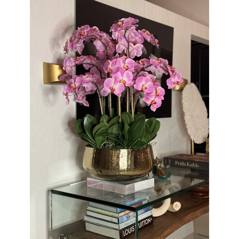 Roberi Orchid Arrangement in Planter, 38" H x 22" W x 22" D