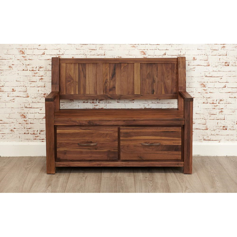 Sandrine Solid Wood Storage Bench