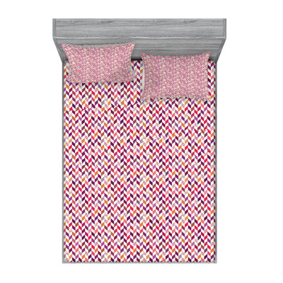Microfiber Chevron Sheet Set