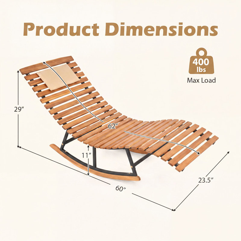 Chaise longue d'extérieur Azoria