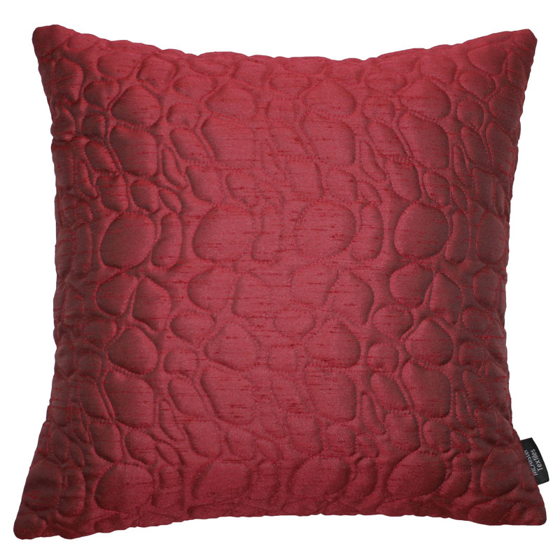 Bloxom Square Cushion, Wine Red, 60 x 60cm