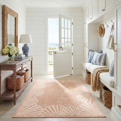 Tapis intérieur / extérieur beige Weddington