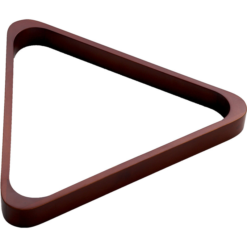 Action RK8T Wooden 8-Ball Rack - Chocolate, Chocolate