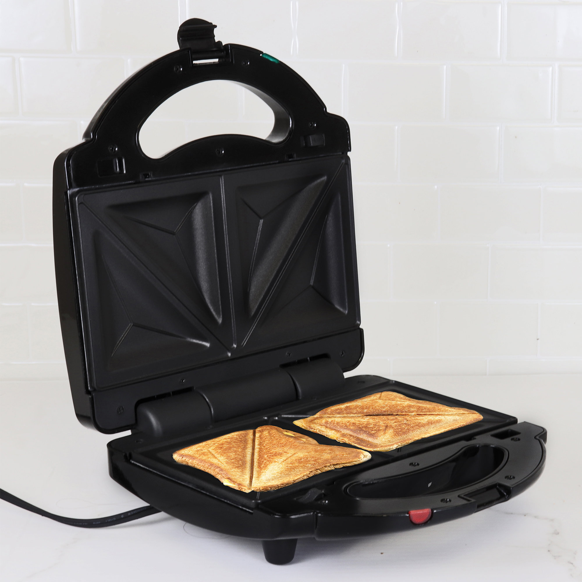 2 Slice Sandwich Maker - Interchangeable Sandwich & Grill Plate