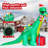Christmas Inflatables 11.8 FT Christmas Dinosaur Inflatable Eating Xmas Tree with Built-in LEDs
