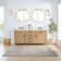 Armanno 72'' Free Standing Double Bathroom Vanity with Quartz Top with Mirror