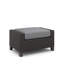 Ensemble d'extérieur en osier 4 pièces Rienelt - 2 chaises, 2 repose-pieds-99277681