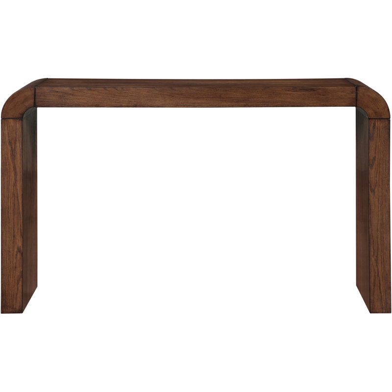 Toulon Oak Veneer Console Table, Brown