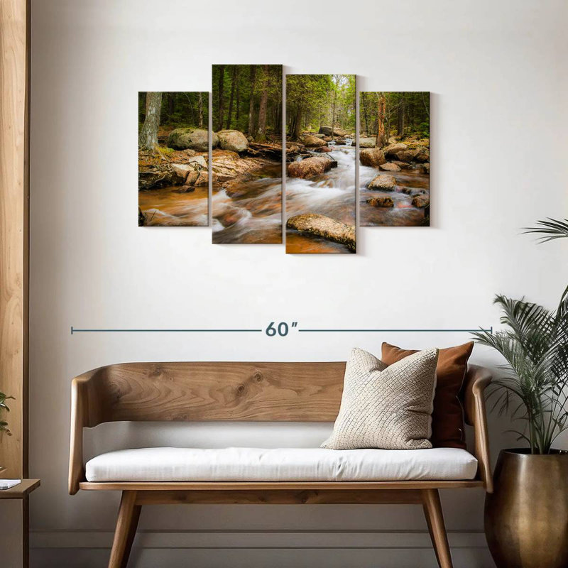 Alvord Acadia Spring Stream, 27" H x 43" W