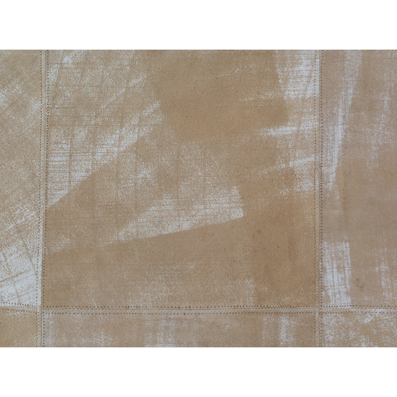 Capri Leather Geometric Area Rug, Rectangle 9'6" x 13'6"