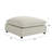 Cassandra Beige Fabric 40 In. Square Ottoman-277348824