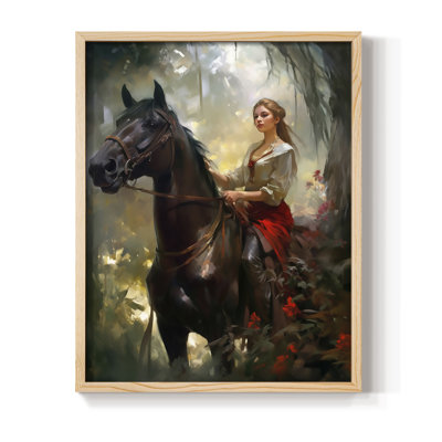 WOMEN Series CDXCI, reproduction encadrée - bois massif